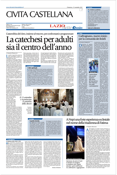 Avvenire - pagina diocesana del 19/09/2021